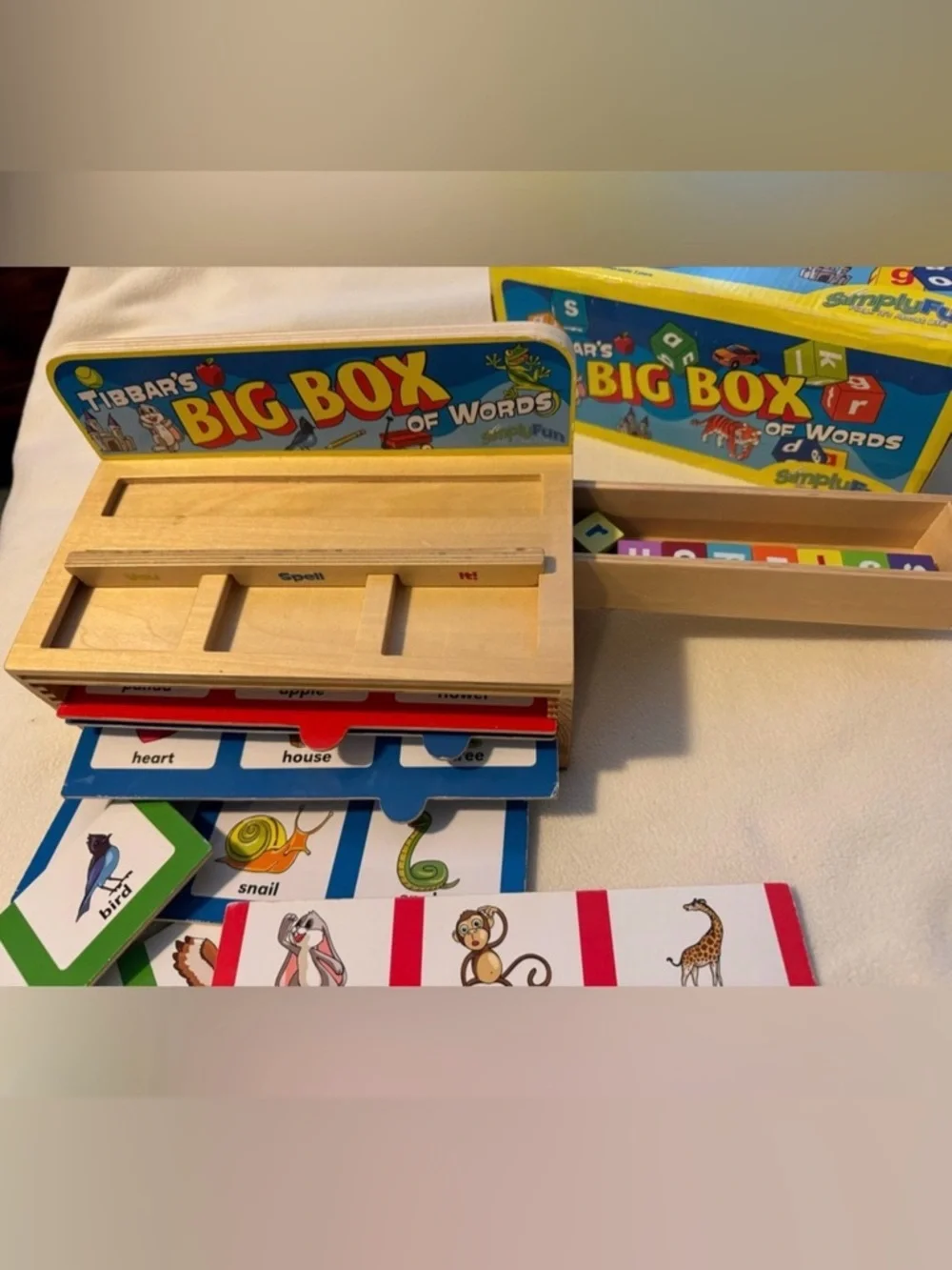 SimplyFun Montessori Educational Spelling Reading Vocabulary Self Play NWT